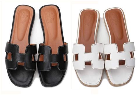 hermes sandalen dupe schwarz|Hermes oran sandals look alike.